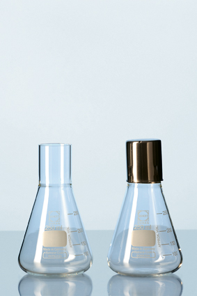 DURAN® kultur-kolbe, Erlenm., lige, 100ml, 10stk