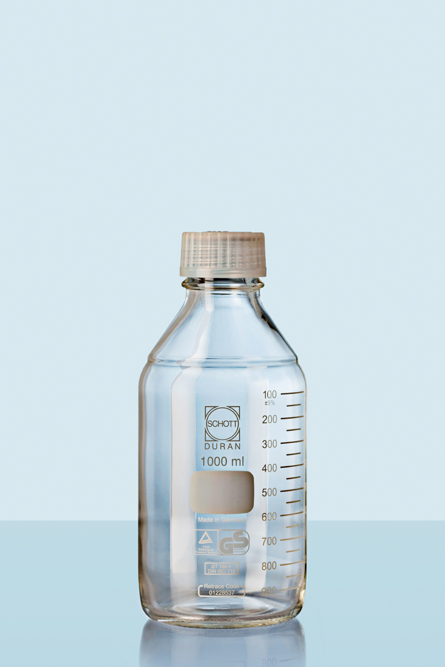 DURAN® Premium bottle GL45, kl, 100ml, 10stk