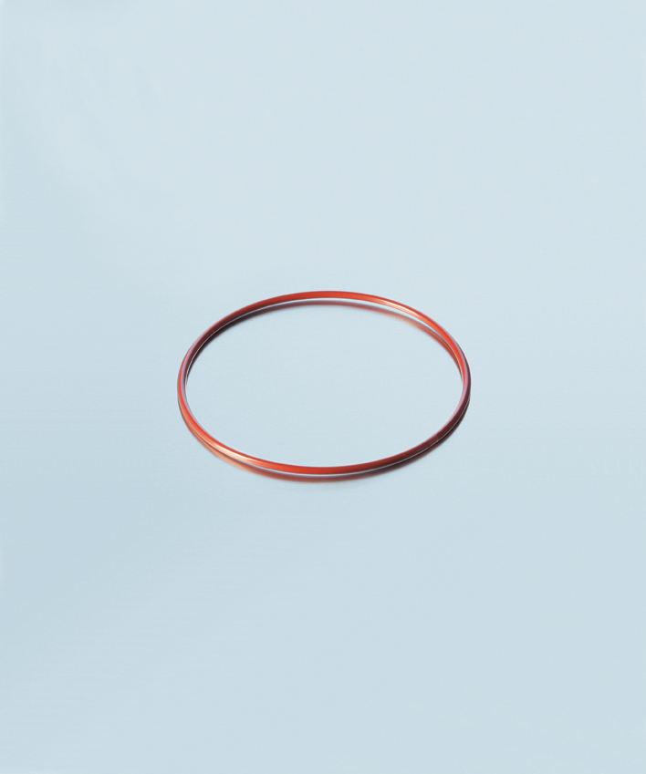 O-RINGS, FEP coated, DN60, rød