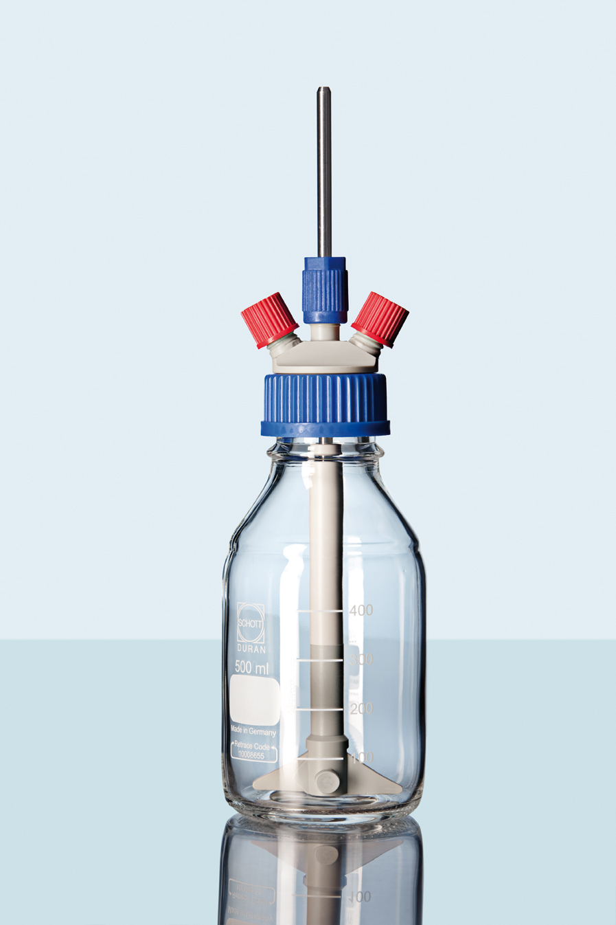 GL45 stirred reactor, incl. 500ml GL45 bottle