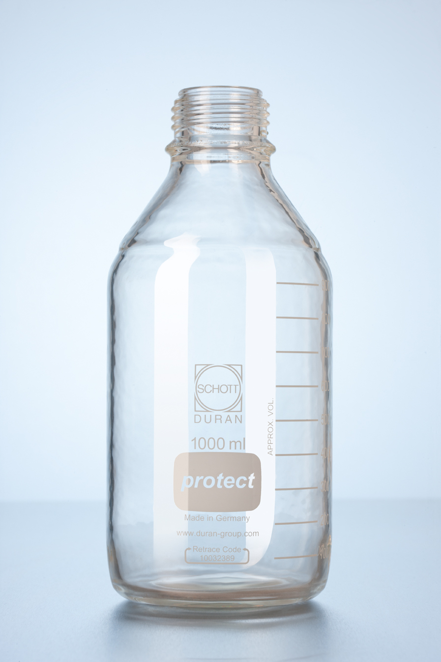 DURAN® GL45 flaske, kl, ctd., GL45, 3500ml