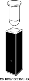 Kuvette, 26.50/LHS, Spec-Q, 10mm, 0,05ml, Z 15mm
