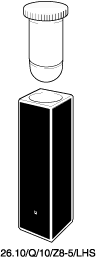 Kuvette, 26.50/LHS, Spec-Q, 10mm, 0,05ml, Z 8,5mm