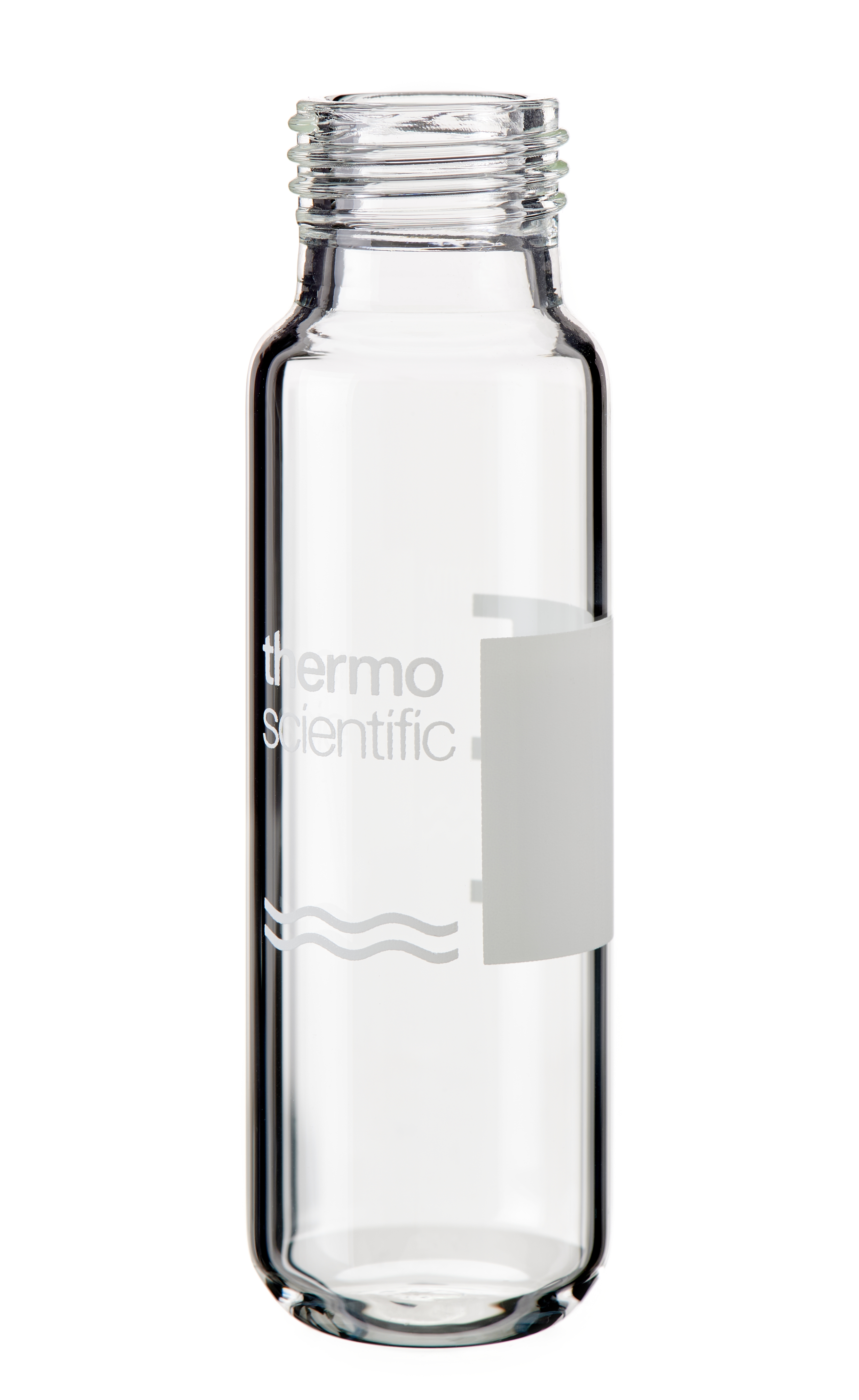 Vial 20ml klar skrue 18mm rundet bund, 100stk