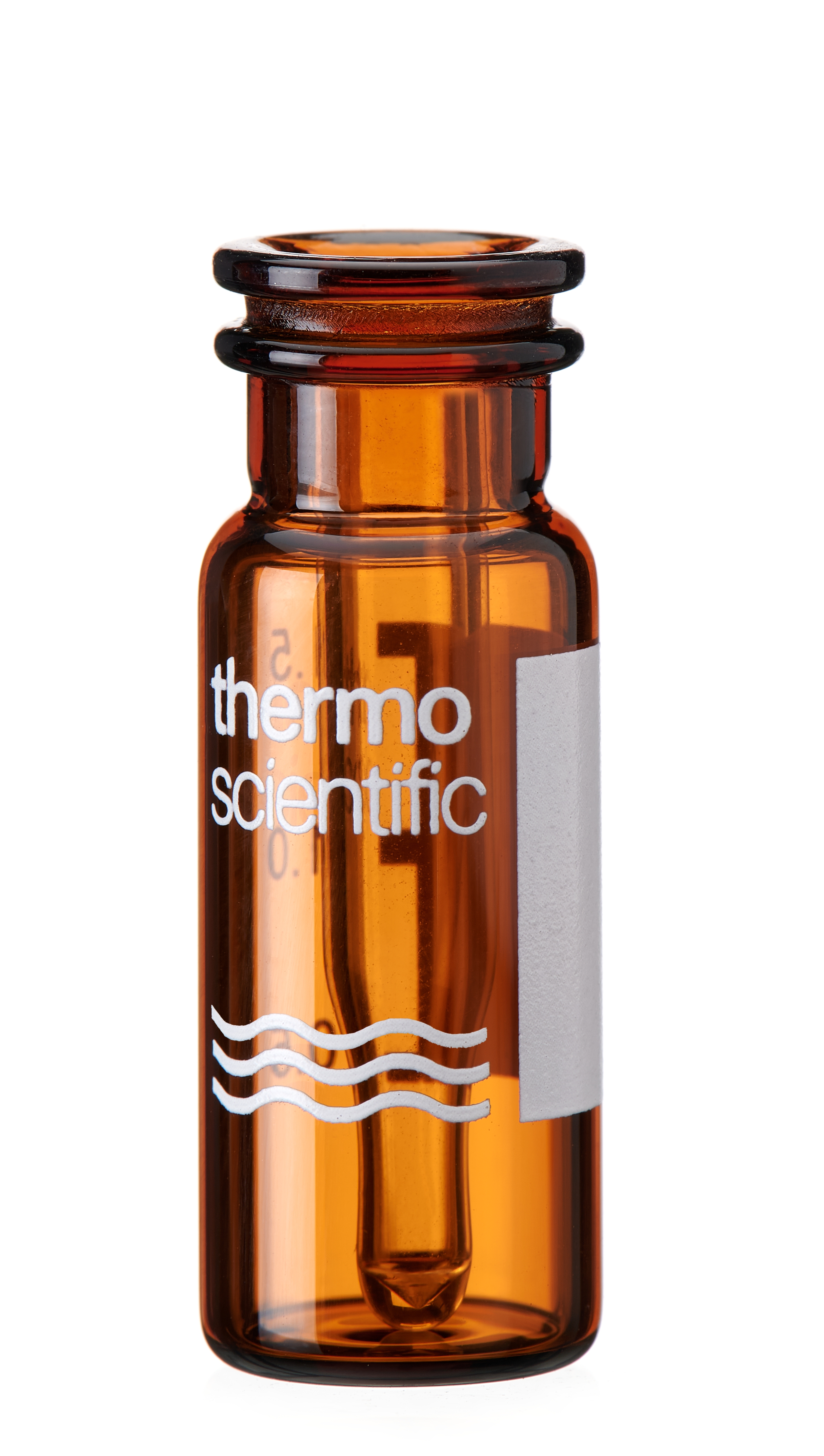 Vial 0,3ml brun snap lbl m/indsats, 100stk