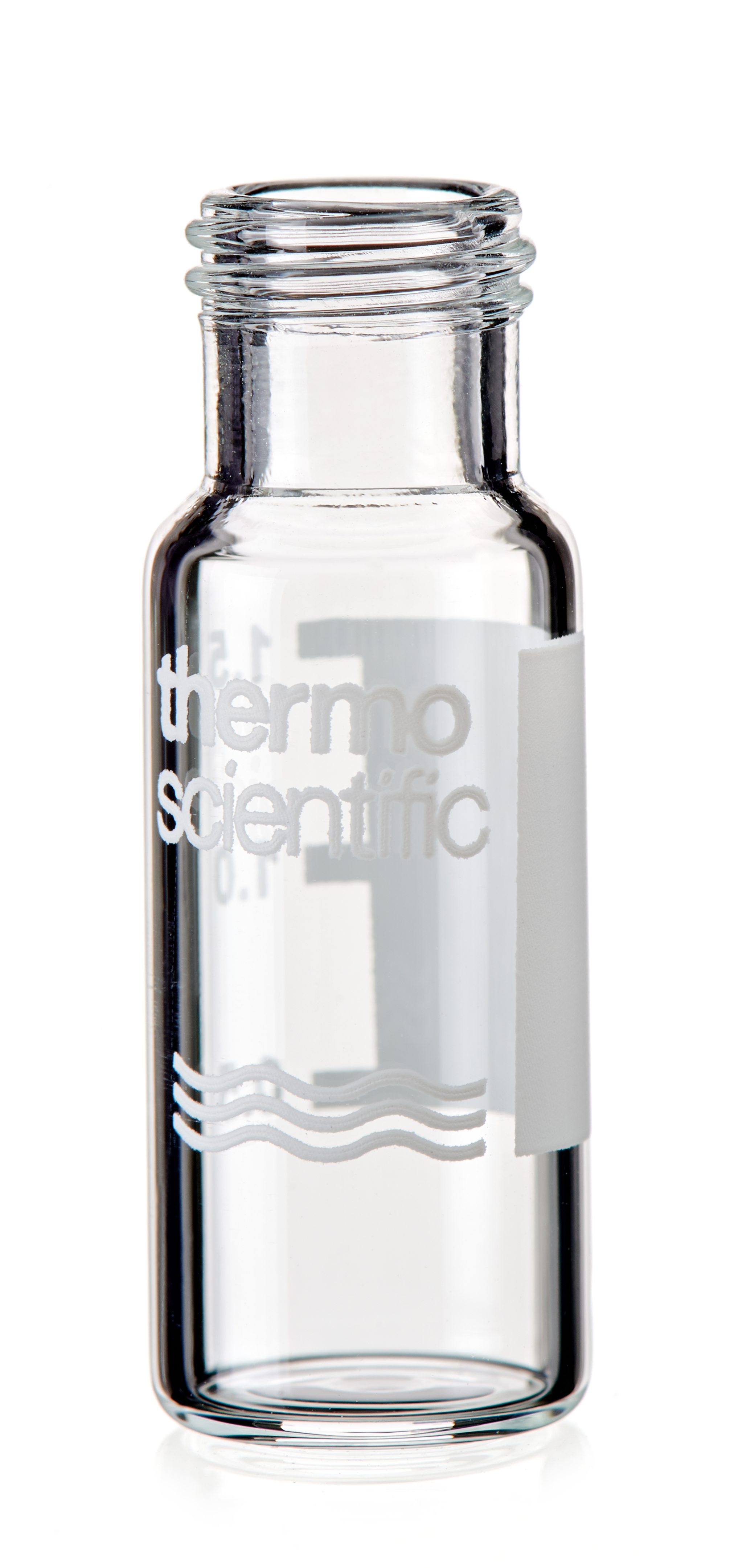 Vial 2ml klar skrue 9mm lbl, 100stk