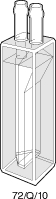 Kuvette, 72-F, Spec-Q, 10mm, 1,8ml