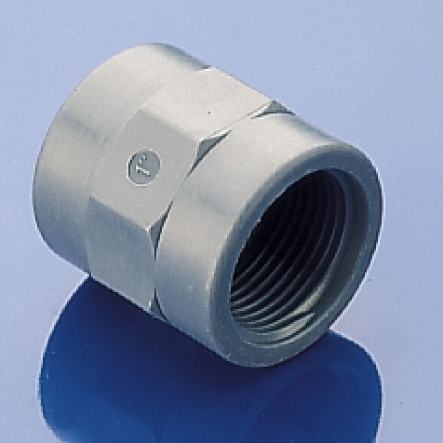 Socket, inner thread, PP, 1/2", nominal width 19mm