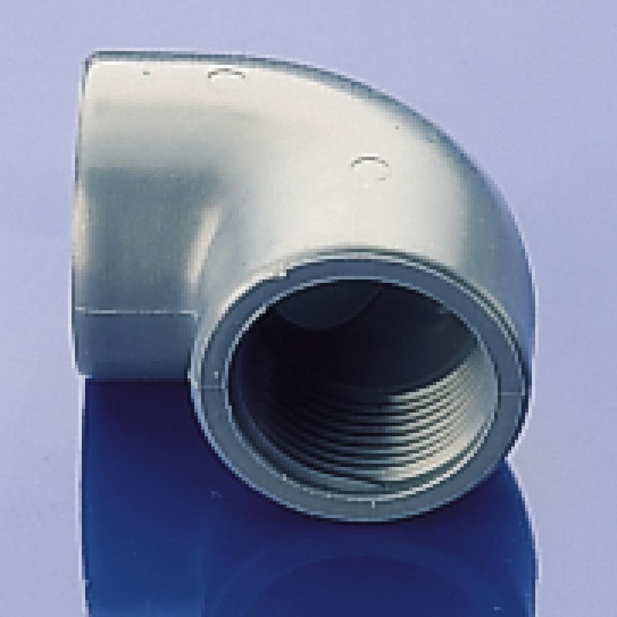 90° bend, inner thread PP, 1/2", nom. width 17,5mm