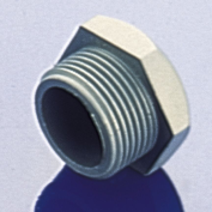 Closing stopper, outer thread, PP, 1/2"