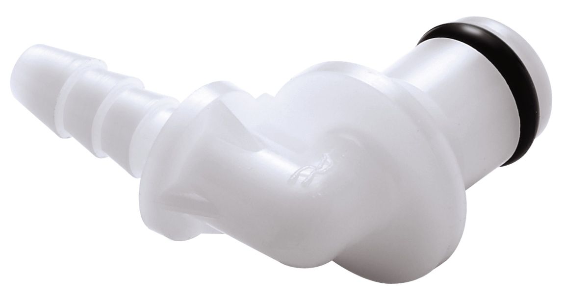 Lynkobling POM, han, m.  ventil, vinkel, Ø3,2mm