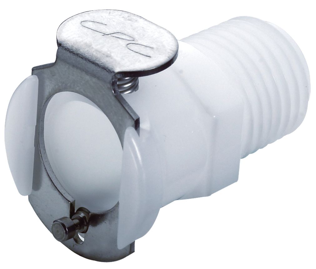 Lynkobling, POM, hun, u. ventil, 1/4" BSP