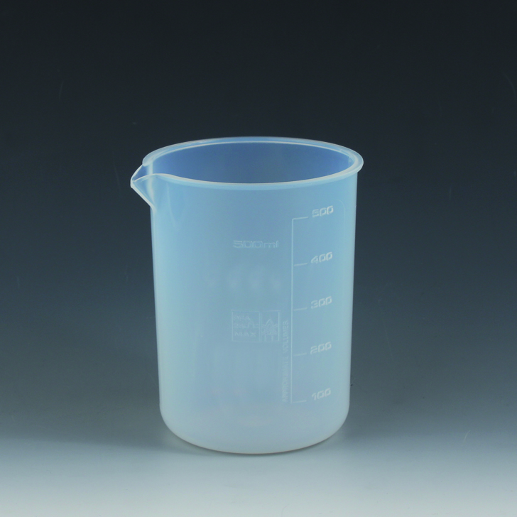 Målebæger, gradueret, med tud, 25 ml, PFA