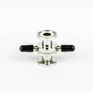 FlowCell, TriClamp3/8", 2mm SS, fiber optik