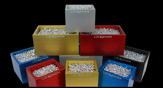 Lab Armor Bead Block - Double, Blue