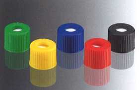 Skruelåg 8-425 sort, silicone/PTFE, 100stk