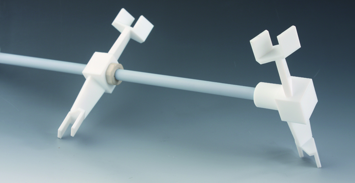 Skaft med db impuls, 600mm, Ø140mm, Ø8/10mm, PTFE