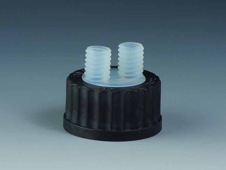 Distr. cap, GL45, 2 x GL14, PFA/PPS, max. Ï8,5mm