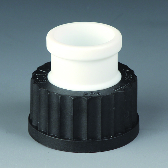 Skruelåg med slib-adapter, GL45-29/32F, PTFE