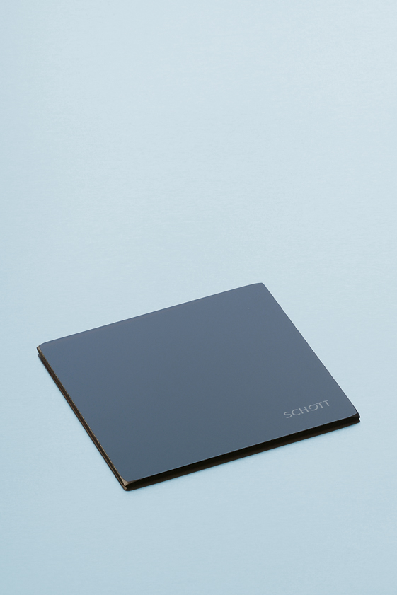 Glass ceramic lab prot. plate, 135x135x4mm, 10stk