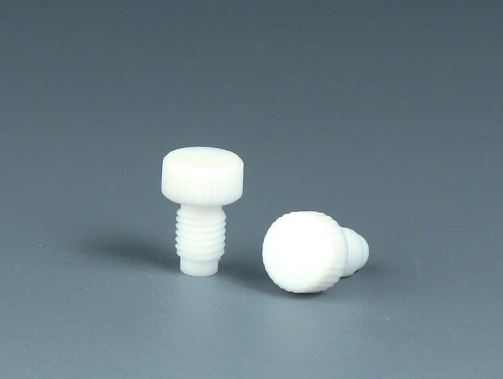 Plugs, PTFE, colour: white, 1/4"-28, Ø1,6mm, 10stk