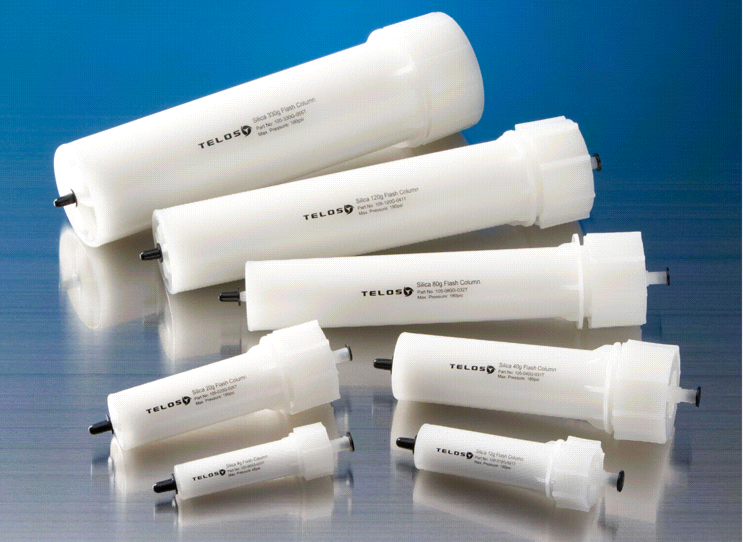 TELOS Flash-column Silica 4g, 20 pcs