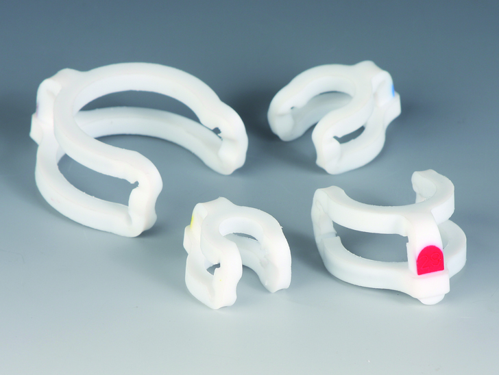 Klemme for slib, 14/23, PTFE