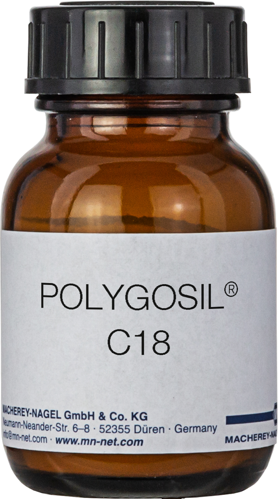 POLYGOSIL 60-10 C18, 10 g i glasbeholder