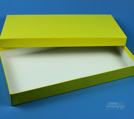 ALPHA Box 32 lang, 1x1, fiber, gul, 32mm