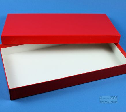 ALPHA Box 32 lang, 1x1, fiber, rød, 32mm