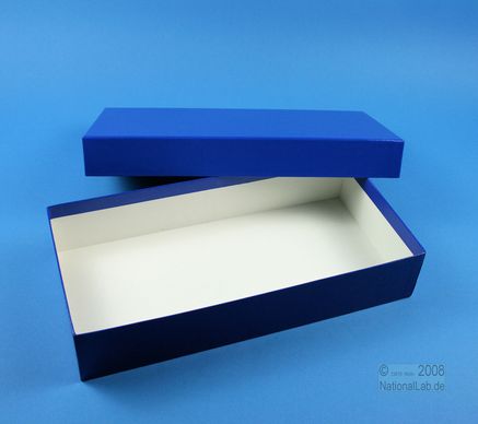 ALPHA Box 50 long,wo/divider 1x1, fiber, blue 50mm