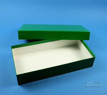 ALPHA Box 50 lang, 1x1, fiber, grøn, 50mm