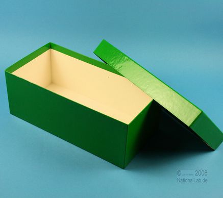 ALPHA Box 100 lang, 1x1, fiber, grøn, 100mm