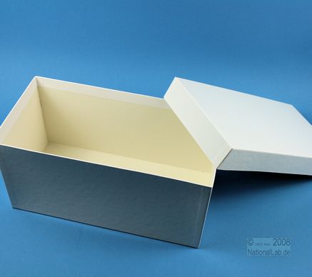 ALPHA Box 130 lang, 1x1, fiber, hvid, 130mm