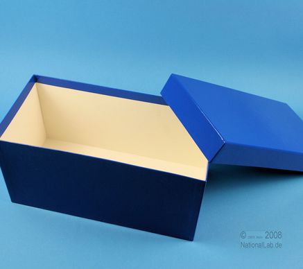 ALPHA Box 130 lang, 1x1, fiber, blå, 130mm