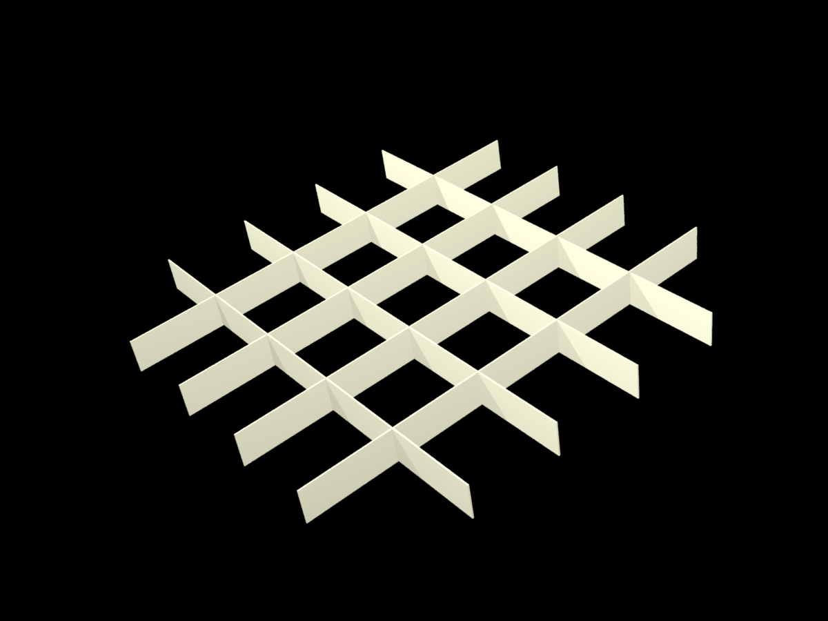 ALPHA, 5x5 pos. indd., 15mm, fiber, 25,5mm, 10stk