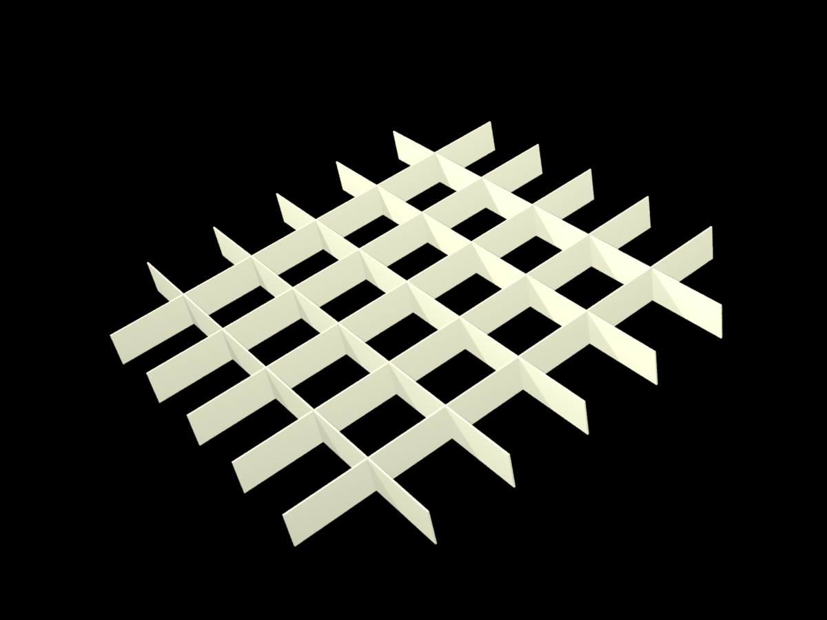 ALPHA, 6x6 pos. indd., 15mm, fiber, 21mm, 10stk