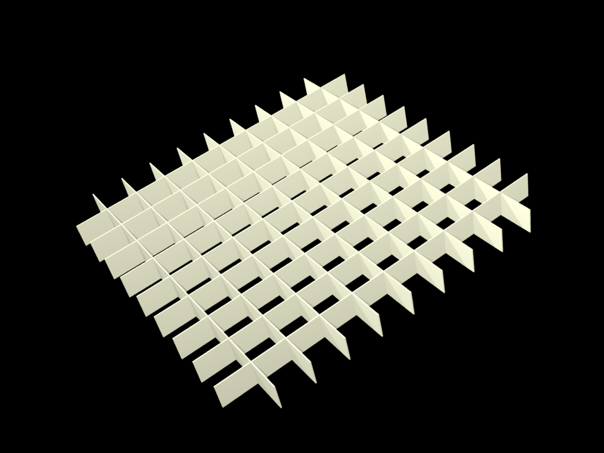 ALPHA, 10x10 pos. indd., 15mm, fiber, 12,5mm, 10st