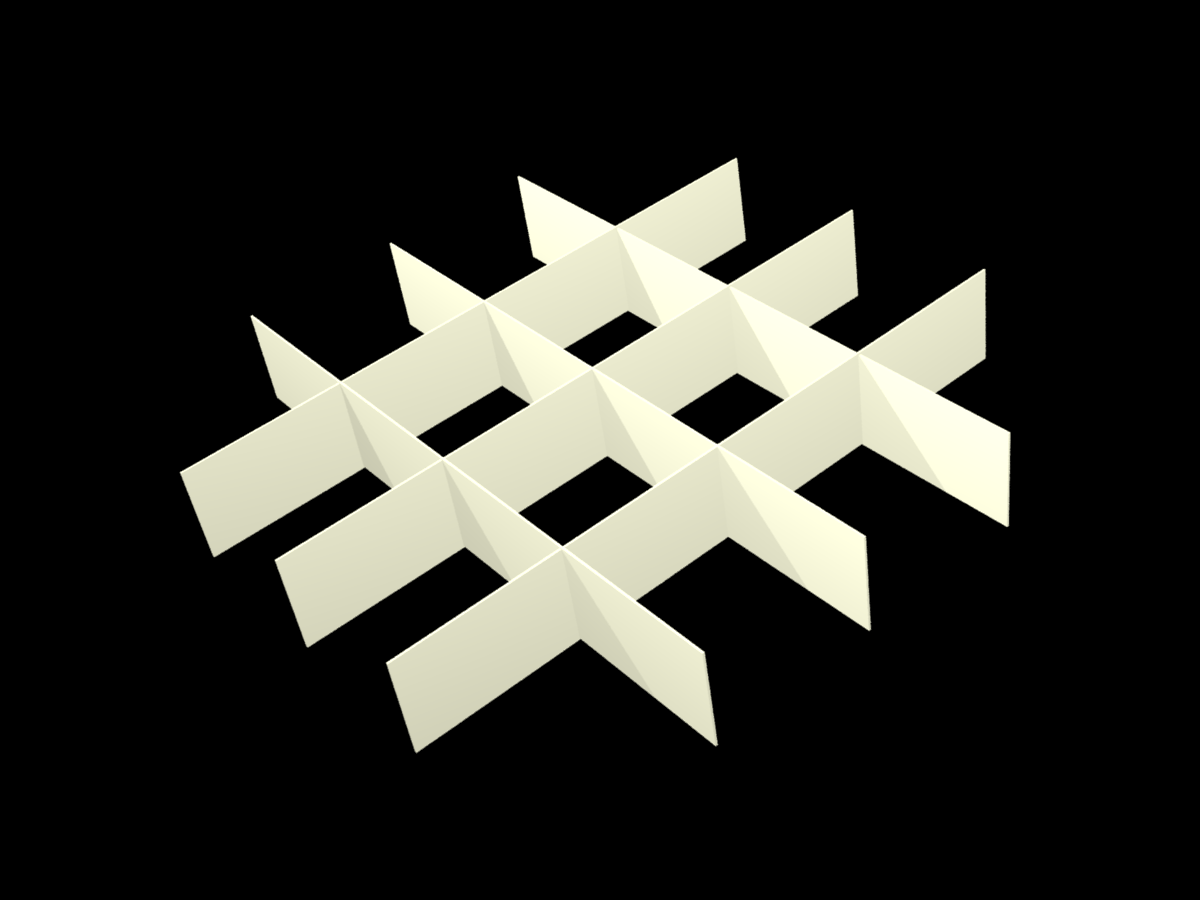 ALPHA, 4x4 pos. indd., 25mm, fiber, 32mm, 10stk