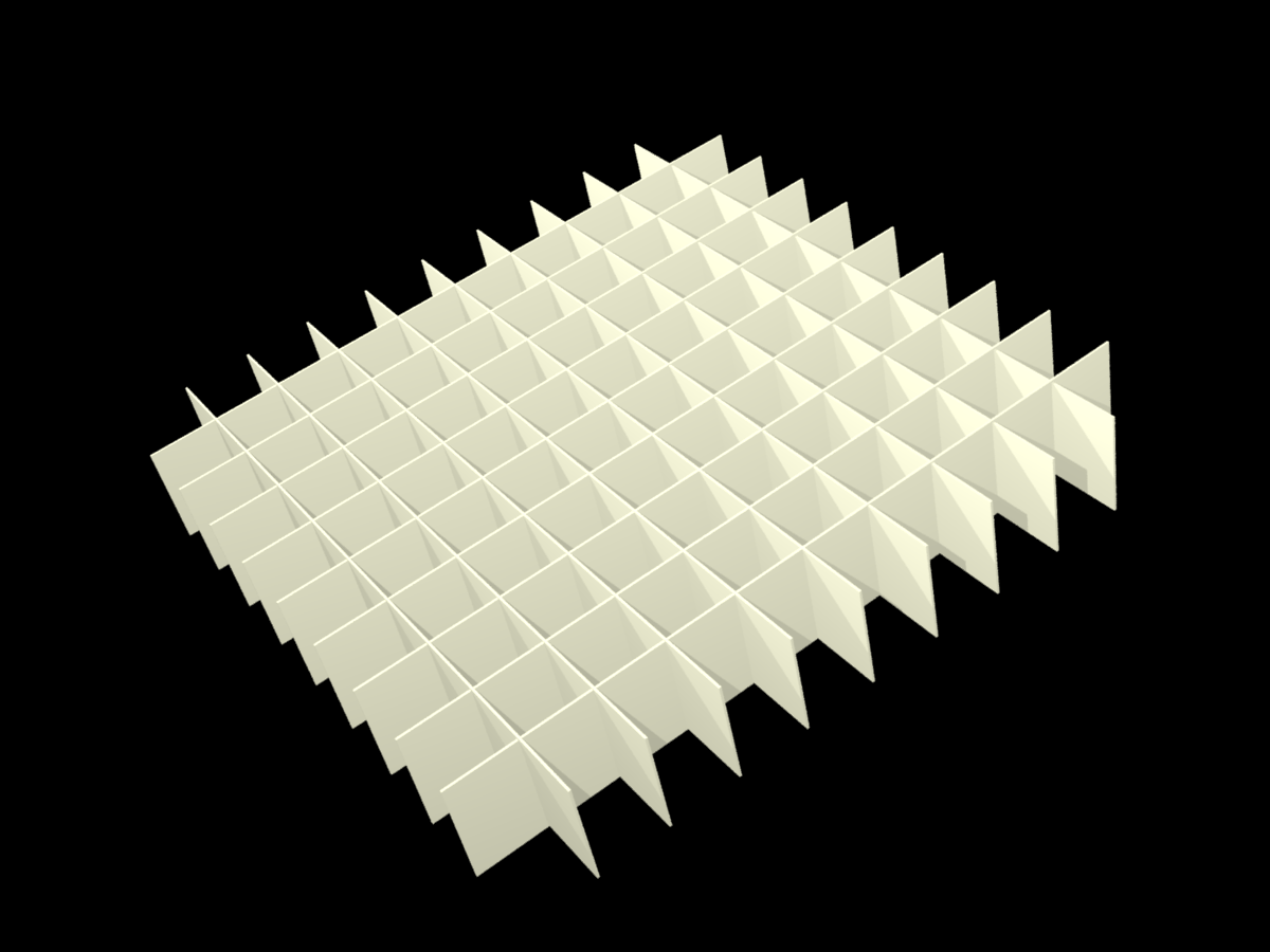 ALPHA, 10x10 pos. indd., 25mm, fiber, 12,5mm, 10st