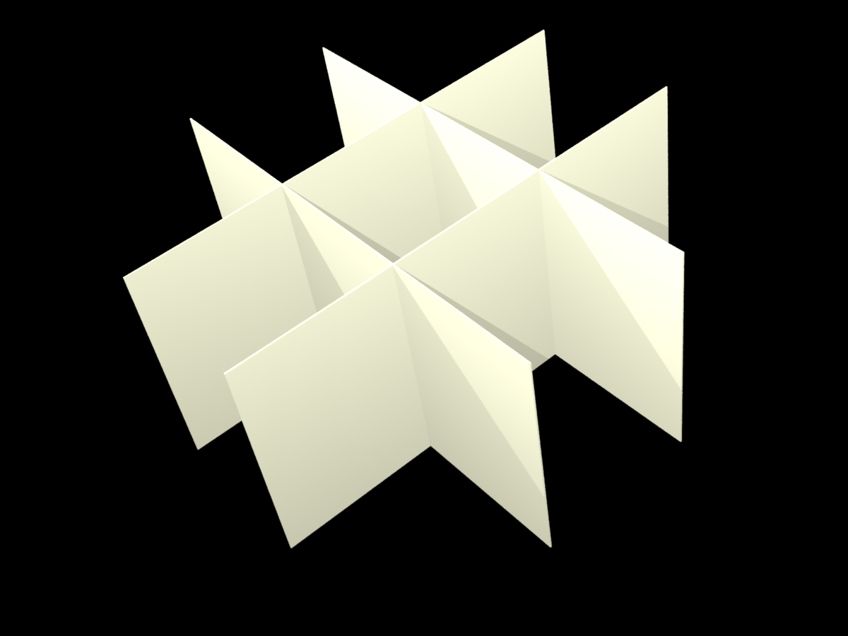 ALPHA, 3x3 pos. indd., 40mm, fiber, 42,9mm, 10stk