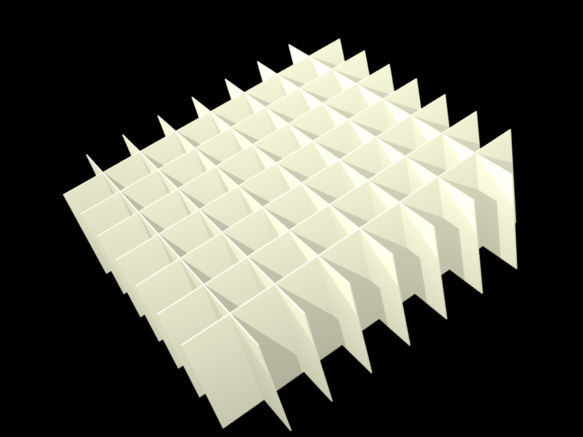 ALPHA, 8x8 pos. indd., 40mm, fiber, 15,7mm, 10stk