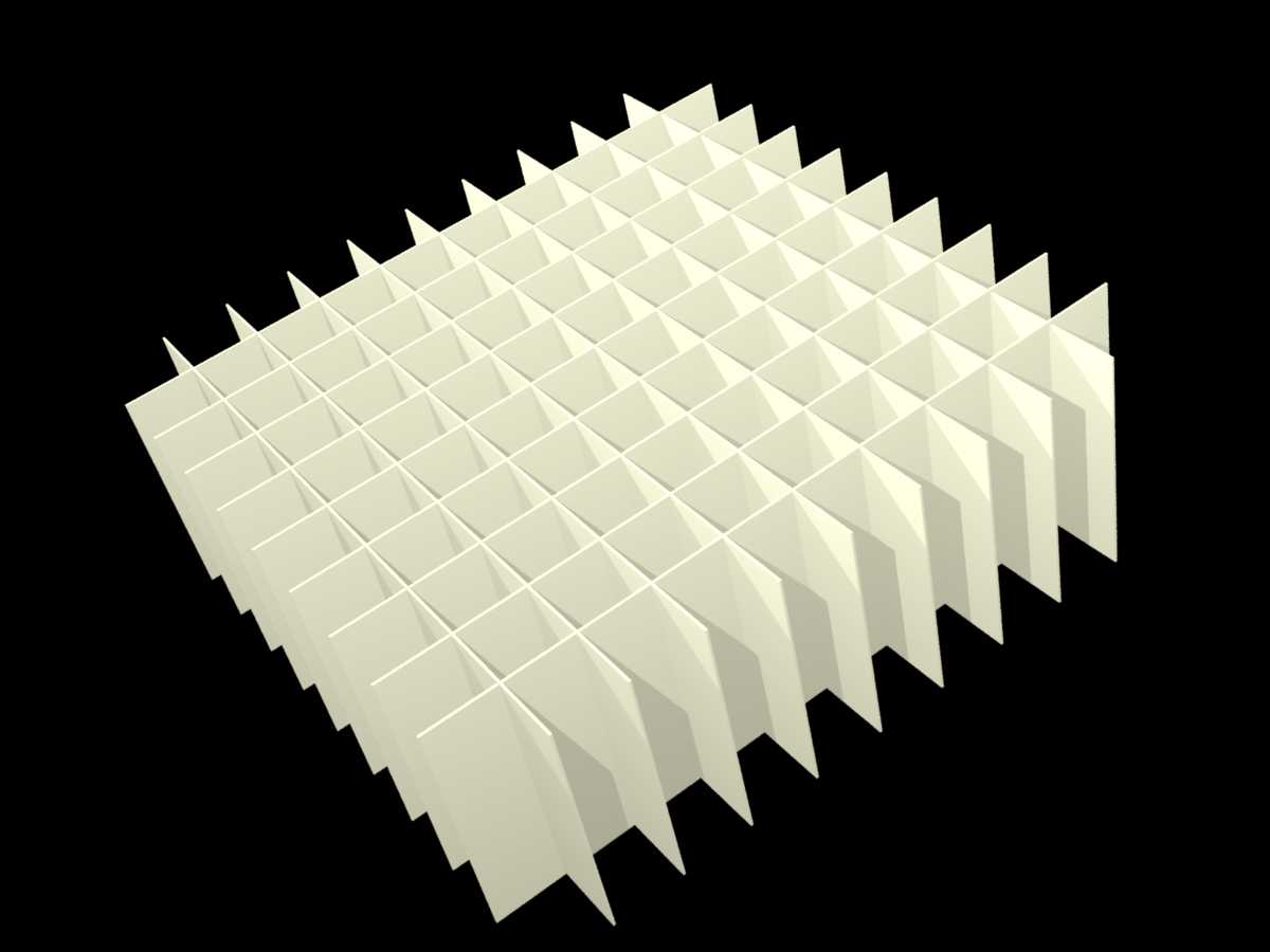 ALPHA, 10x10 pos. indd., 40mm, fiber, 12,5mm, 10st