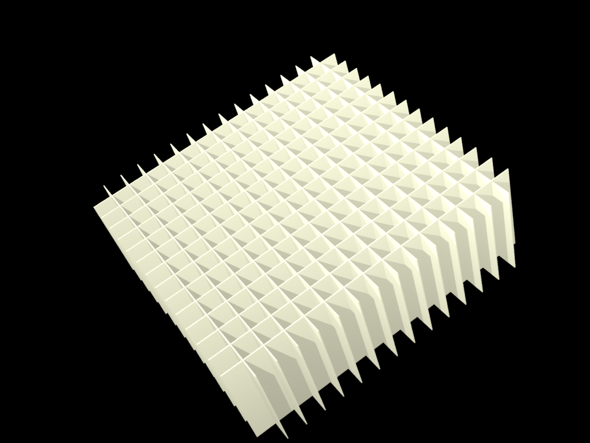 ALPHA, 15x15 pos. indd., 40mm, fiber, 8mm, 10stk