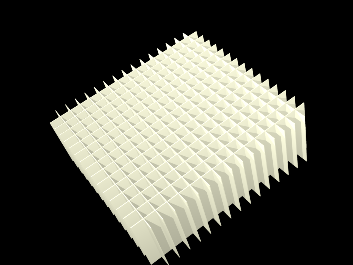 ALPHA, 16x16 pos. indd., 40mm, fiber, 7,5mm, 10stk