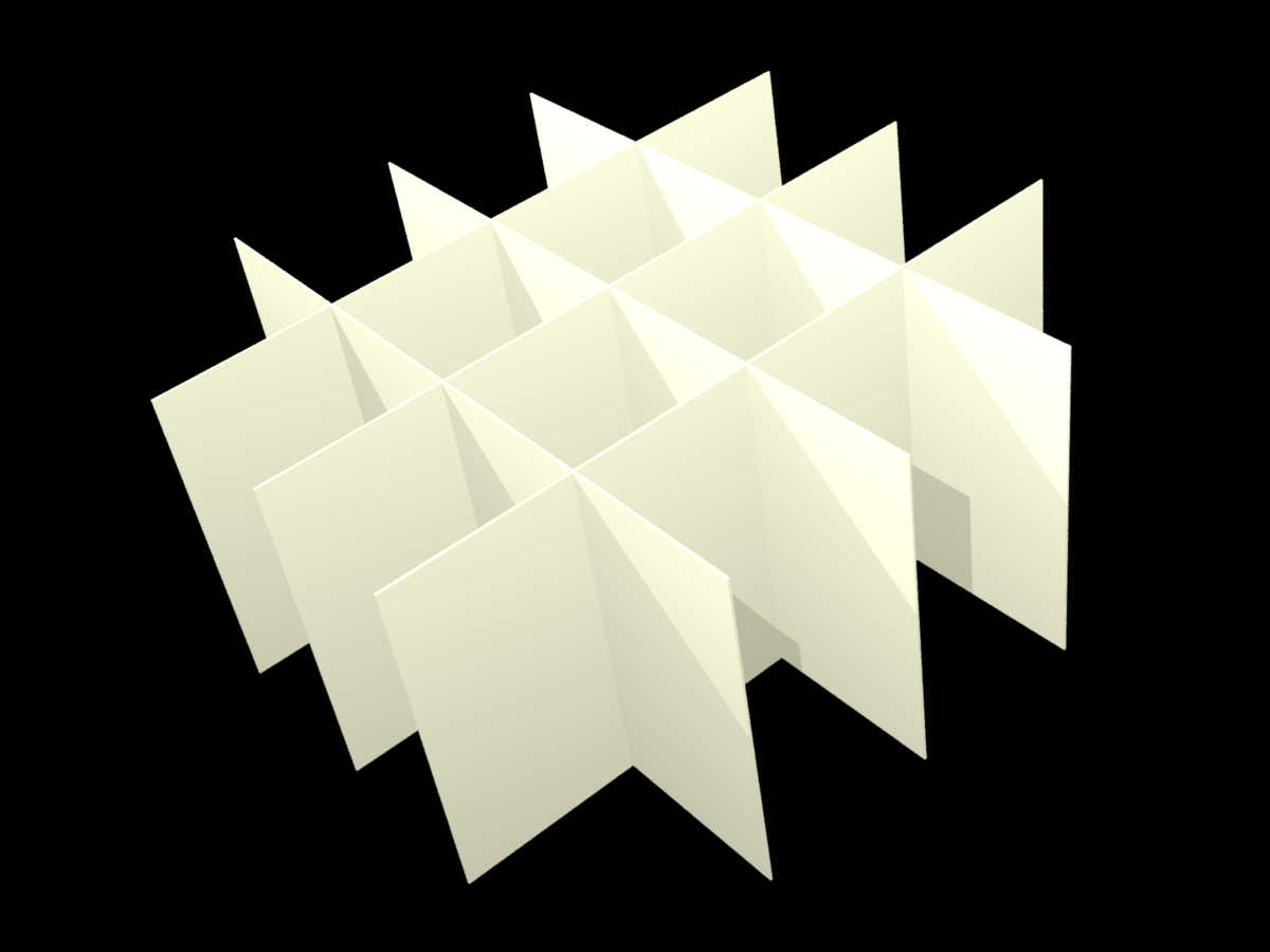 ALPHA, 4x4 pos. indd., 65mm, fiber, 32mm, 10stk