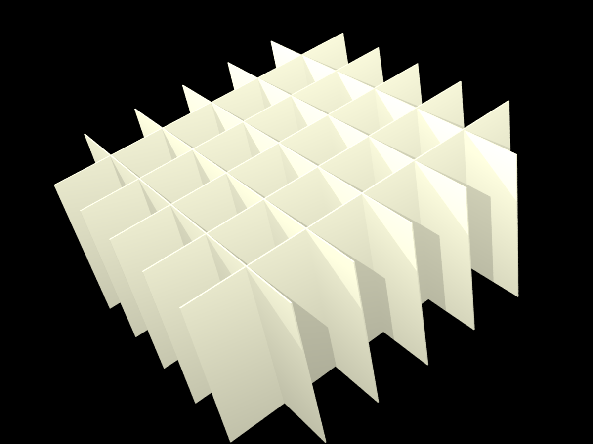 ALPHA, 6x6 pos. indd., 65mm, fiber, 21mm, 10stk