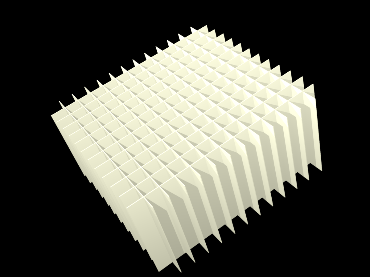 ALPHA, 13x13 pos. indd., 65mm, fiber, 9,4mm, 10stk