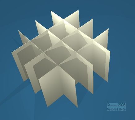 ALPHA, 4x4 pos. indd., 80mm, fiber, 32mm, 10stk