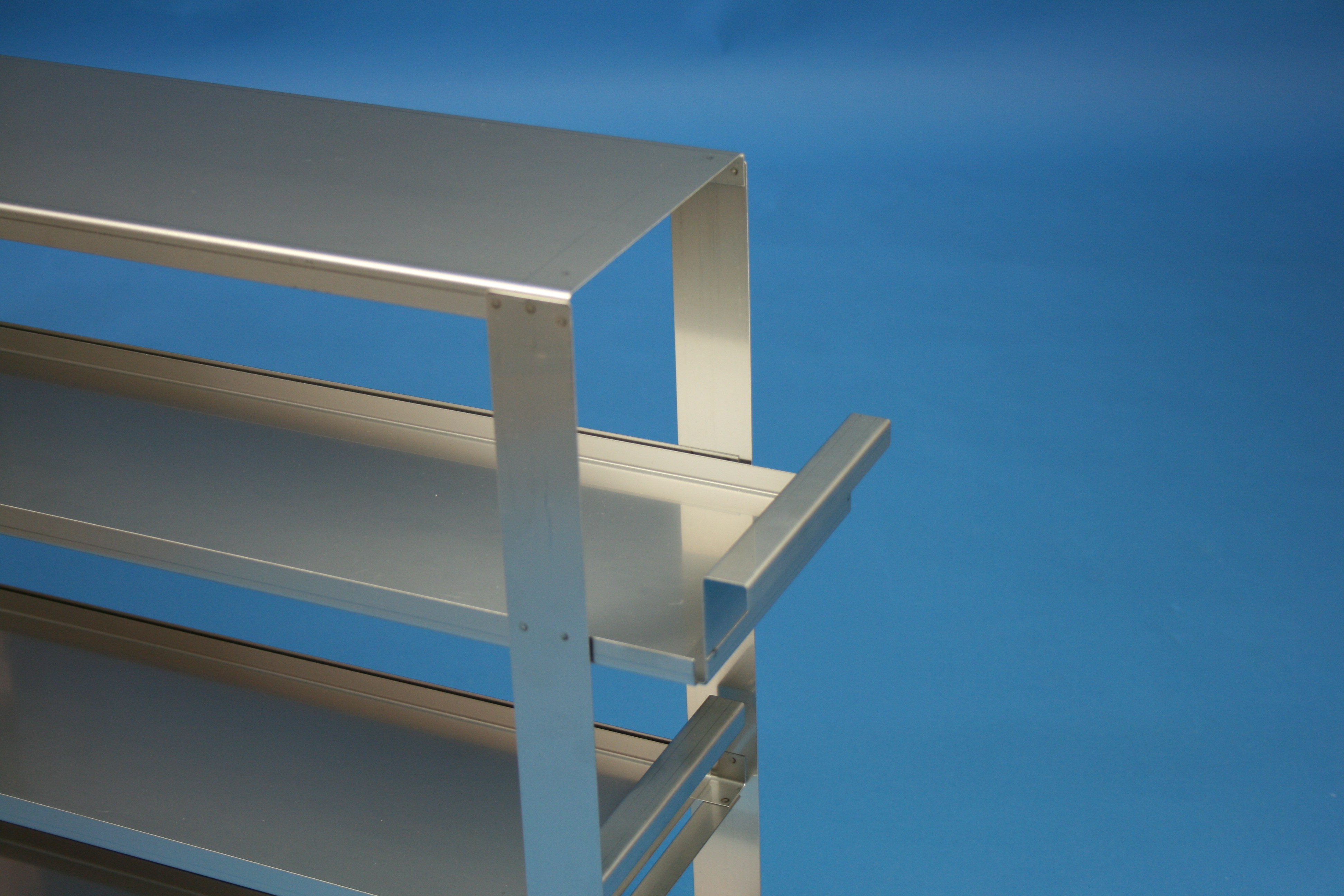 ALPHA skuffereol 100, for 4 boxe, 103mm, LHÅSL